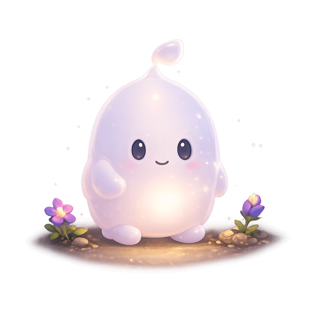 Lumo in a small garden